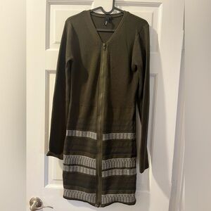Edun Sweater Zip-Up Dress